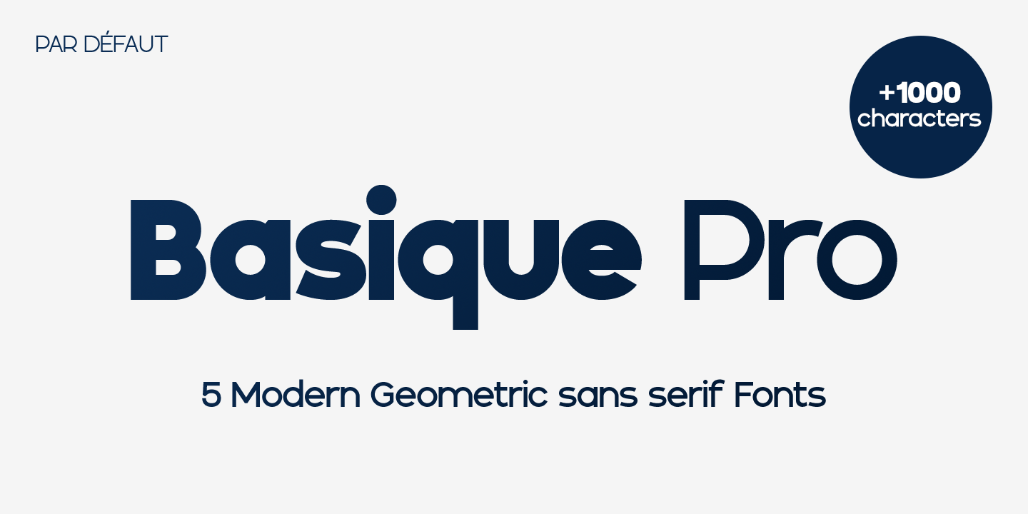 Font Basique Pro